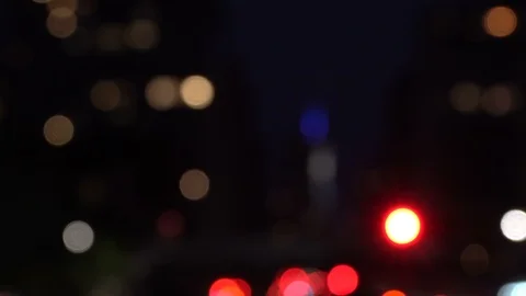 C0119 bokeh night trafflights Stock Footage 119325621