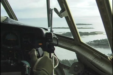 C130 cockpit Stock Footage 289119