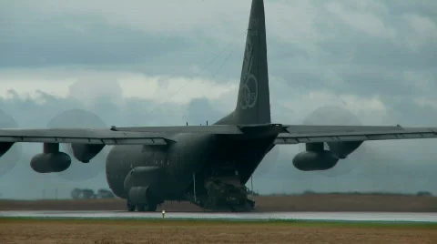 C130 Hercules  Stock Footage 503593