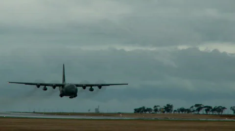 C130 Hercules Stock Footage 503604