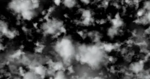 C4K 24 fps 3D animation of the realistic clouds Video stock 108075713