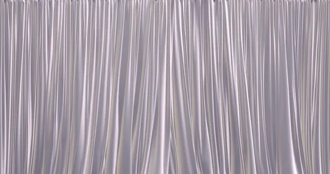C4K 3D realistic animation of the textured white curtain Stock Footage 116527595