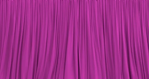C4K 3D realistic animation of the textured pink curtain Stock-Footage 116588862