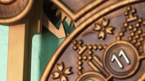 C5319 clock gears Stock Footage 327863453