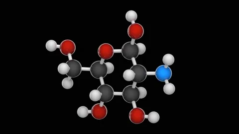 C6H13NO5 Glucosamine Stock Footage 146510419