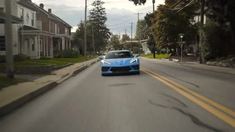C8 Corvette Stock Footage 164409578