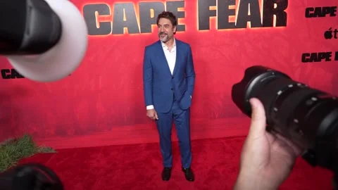 CA: Apple TV's CAPE FEAR World Premiere - Arrivals 2 Stock Footage 336241353