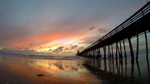 CA Beach 10 Stock Footage 78039066