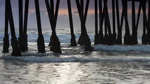 CA Beach 13 Time-lapse Stock Footage 78073780