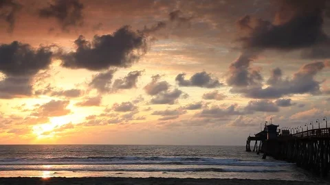 CA Beach 18 Stock Footage