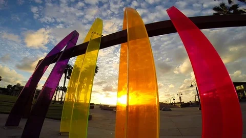 CA Beach 4 Stock Footage 78037951