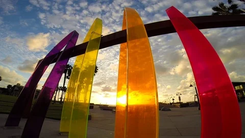 CA Beach 4 Time-lapse Stock Footage 78065076