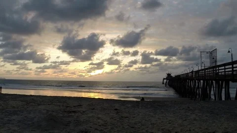 CA Beach 5 Stock Footage 78037948