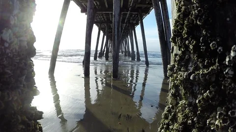 CA Beach 6 Stock Footage 78038176