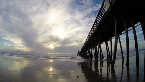 CA Beach 7 Stock Footage 78038576