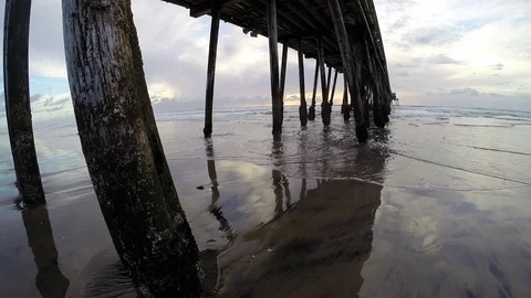 CA Beach 8 Stock Footage 78038586