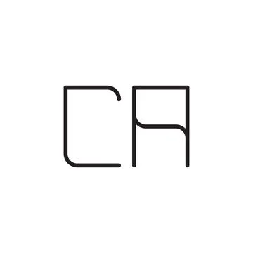 Ca initial letter vector logo icon Stock-Illustration