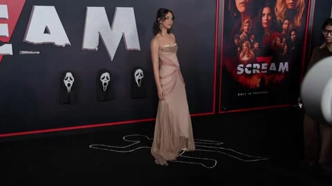 CA: Paramount Pictures' SCREAM 7 Los Angeles Premiere - Arrivals 2 Stock Footage 329663944