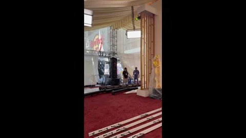 CA: Preparations continue for 98th Academy Awards 2 Stock Footage 330614632