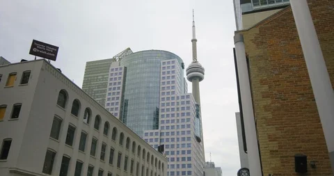 CA - Toronto - Downtown during Covid-19 Stock Footage 115445616