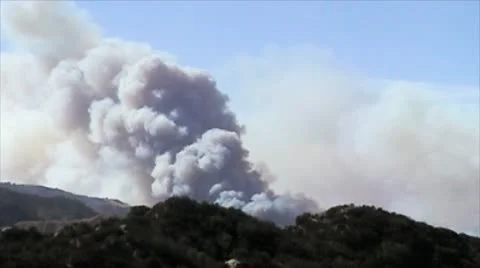 CA Wildfires, Stevenson Ranch v10 Stock Footage 11080488