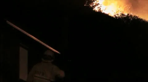 CA Wildfires, Stevenson Ranch v13 Stock Footage 11082039