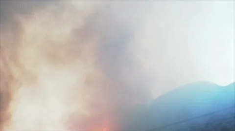 CA Wildfires, Stevenson Ranch v4 Stock Footage 11078176