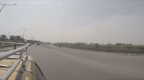 CAB ON THE STREETS OF MUMBAI [Stabilisation; Flat Profile] Stock Footage 58758270