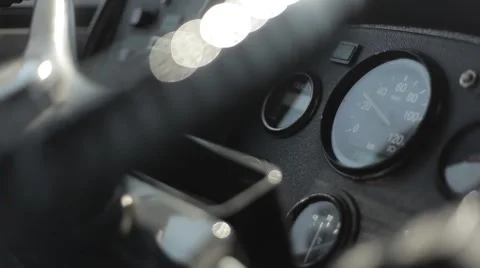 In the cab of the truck Stock Footage 48595070