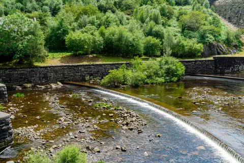 Caban Coch Dam Foto stock