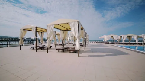 Cabanas Stock Footage 32387927