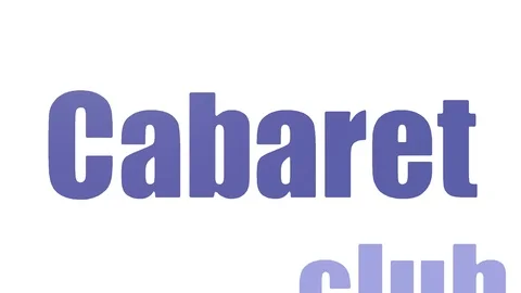 Cabaret Animated Tag Cloud On White Background Stock Footage 103095229