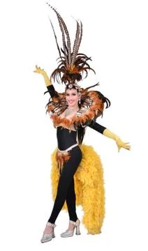 Cabaret dancer isolated Stock Photos