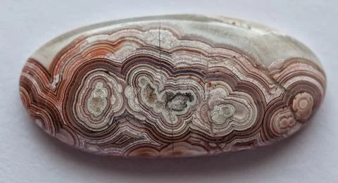 Cabashon made of agate Stock Photos