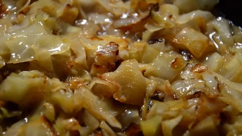 Cabbage is being prepared Stock Footage 250071384