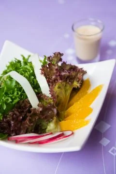 Cabbage with cheese salad Foto stock