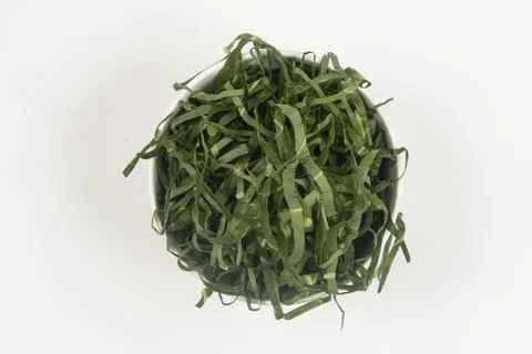 Cabbage chopped into strips in pot isolated Stock-Fotos