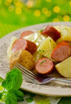 Cabbage dinner Stock Photos
