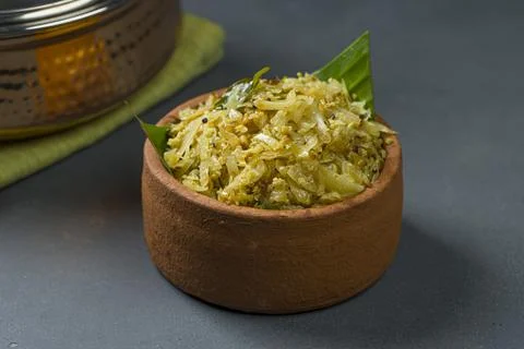 Cabbage fry Foto stock