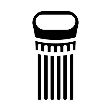 Cabbage holder glyph icon vector illustration Illustrazione stock