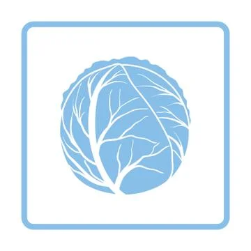 Cabbage icon Stock Illustration