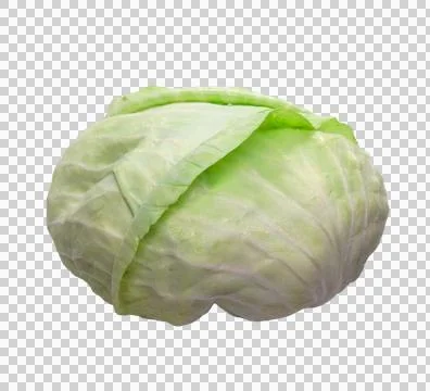 Cabbage on an isolated background Stock Photos