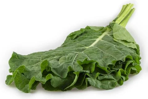 Cabbage isolated on white background. Kale. Stock Photos