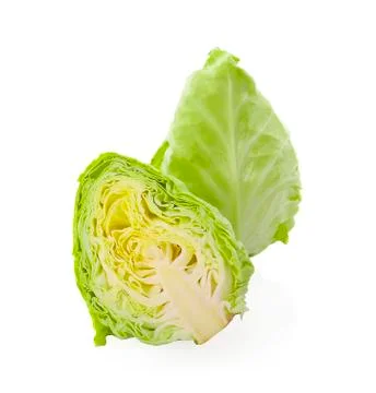 Cabbage isolated on white background Foto stock