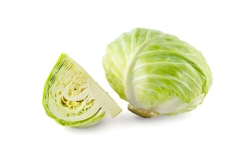 Cabbage isolated on white background. Stock-Fotos