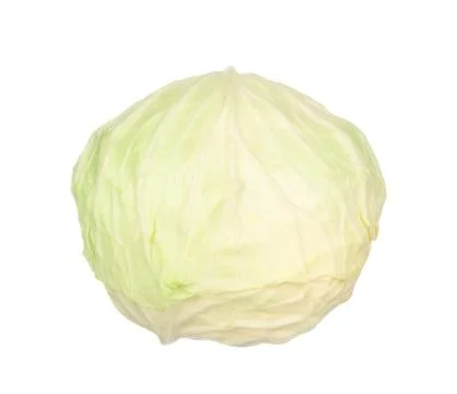 Cabbage isolated on white Stock Photos