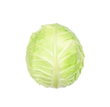 Cabbage isolated on white 스톡 사진
