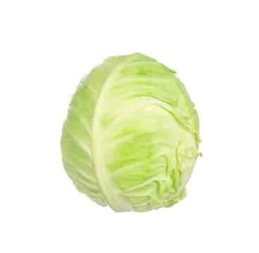 Cabbage isolated on white 스톡 사진