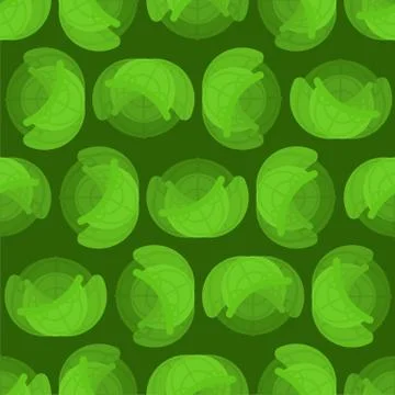 Cabbage pattern seamless. Vegetable background. Head of cabbage ornament. vec Stock Illustration