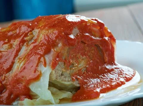 Cabbage roll Foto stock
